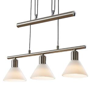 Lampa Wisząca Lindby, Delira, ściemnialny, metaliczny, salon, metal, nowoczesny