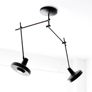 Lampa Sufitowa GRUPA, Arigato, ściemnialny, czarny, gabinet | pracownia, metal