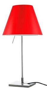 Lampa Stołowa Luceplan, czerwony, salon, aluminium