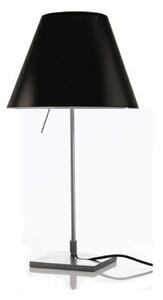 Lampa Stołowa Luceplan, czarny, salon, aluminium