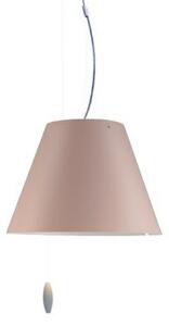 Lampa Wisząca Luceplan, pudrowy róż, jadalnia, tworzywo sztuczne