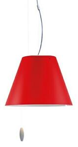 Lampa Wisząca Luceplan, czerwony, jadalnia, tworzywo sztuczne