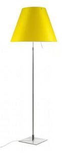 Lampa Podłogowa Luceplan, żółty, salon, aluminium
