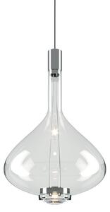 Lampa Wisząca Lodes, ściemnialny, transparentny, salon, szkło