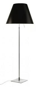 Lampa Podłogowa Luceplan, czarny, salon, aluminium