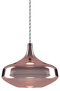 Lampa Wisząca Lodes, ściemnialny, złoty | mosiężny, salon, szkło