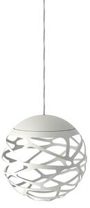 Lampa Wisząca Lodes, ściemnialny, biały, jadalnia, metal