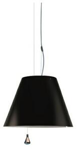 Lampa Wisząca Luceplan, czarny, jadalnia, aluminium