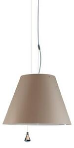 Lampa Wisząca Luceplan, brąz rdzawy, jadalnia, aluminium