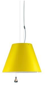 Lampa Wisząca Luceplan, żółty, jadalnia, aluminium