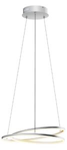 Lampa Wisząca Lindby, Davian, ściemnialny, metaliczny, salon, aluminium, nowoczesny