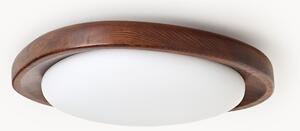 Lampa sufitowa z ramą z drewna jesionowego Matthew