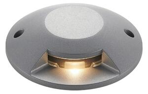 Zewnętrzna Lampa Lucande, Jeffrey, szary, metal, nowoczesny