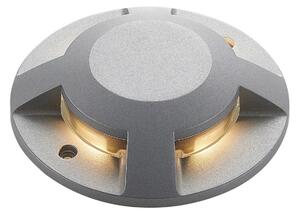 Zewnętrzna Lampa Lucande, Jeffrey, szary, metal, nowoczesny