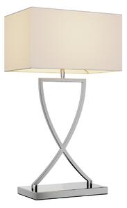 Lampa Stołowa Lucande, Evaine, metaliczny, salon, metal, nowoczesny