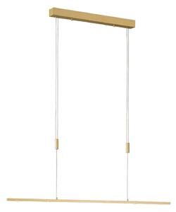 Lampa Wisząca Quitani, Tolu, ściemnialny, złoty | mosiężny, salon, metal, nowoczesny