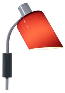Lampa Ścienna Nemo Lighting, czerwony, salon, metal