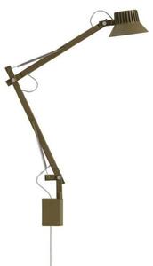 Lampa Ścienna Muuto, brąz rdzawy, gabinet | pracownia, aluminium