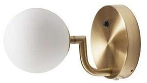 Lampa Ścienna Pholc, złoty | mosiężny, metal