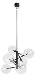 Lampa Wisząca Markslöjd, Andrew, czarny, salon, metal, skandynawski