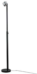 Lampa Podłogowa Paulmann, Aldan, ściemnialny, czarny, salon, metal, nowoczesny