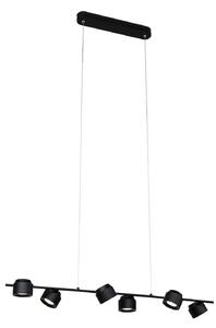 Lampa Wisząca Paulmann, Puric Pane I, ściemnialny, czarny, salon, metal, nowoczesny
