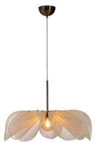 Lampa Wisząca Markslöjd, Styrka, ściemnialny, beżowy, salon, tkanina | tekstylia