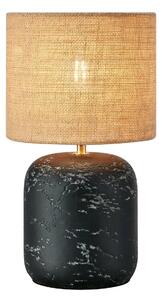 Lampa stołowa Montagna H32 czarna/naturalna – Markslöjd