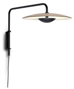 Lampa Ścienna MARSET, ściemnialny, drewniany, aluminium
