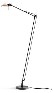 Lampa Podłogowa Luceplan, pudrowy róż, salon, aluminium