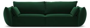 Ciemnozielona aksamitna sofa 208 cm Vanda – Mazzini Sofas