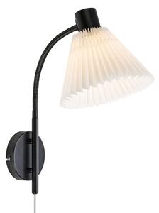 Lampa Ścienna Markslöjd, Mira, czarny, salon, metal, skandynawski