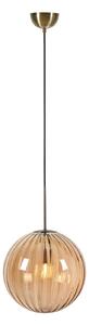 Lampa Wisząca Markslöjd, Fengari, brąz rdzawy, salon, szkło, skandynawski