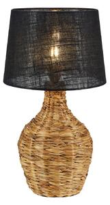 Lampa Stołowa Markslöjd, Paglia, drewniany, salon, drewno