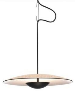 Lampa Wisząca MARSET, drewniany, salon, aluminium