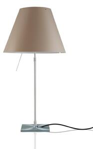 Lampa Stołowa Luceplan, brąz rdzawy, salon, aluminium