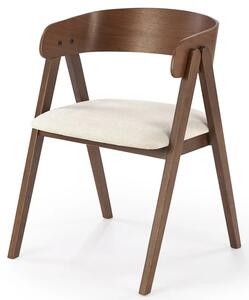 Drewniane tapicerowane krzesło - Vilson