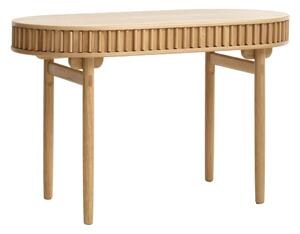 Biurko w dekorze dębu 60x120 cm Carno – Unique Furniture