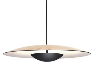 Lampa Wisząca MARSET, Ginger, ściemnialny, drewniany, salon, drewno, design