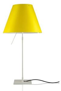 Lampa Stołowa Luceplan, żółty, salon, aluminium