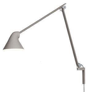 Lampa Ścienna Louis Poulsen, NJP, szary, salon, metal, design