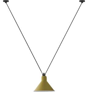 Lampa Wisząca Lampe Gras, żółty, salon, metal