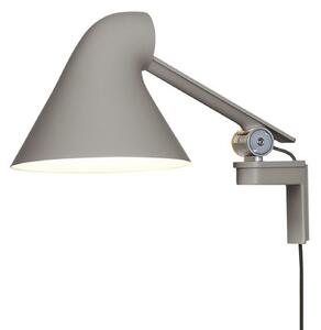 Lampa Ścienna Louis Poulsen, NJP, szary, salon, metal, design
