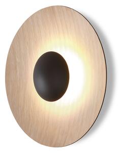 Lampa Ścienna MARSET, Ginger 32 C, ściemnialny, drewniany, salon, metal, design