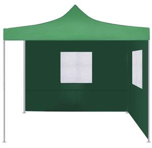Rozkładany namiot z 2 ściankami, 3 x 3 m, zielony