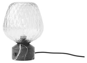 &Tradition - Blown SW6 Lampa Stołowa Nero Marquina & Silver Lustre &Tradition