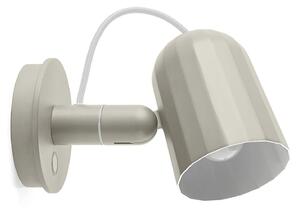 Lampa Ścienna HAY, Noc Wall Button, biały, salon, metal, design