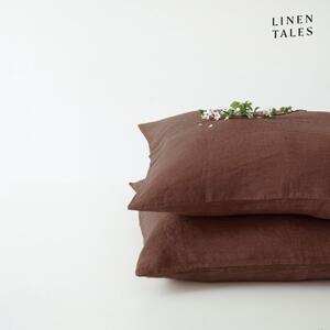 Lniana poszewka na poduszkę 50x70 cm Chocolate – Linen Tales
