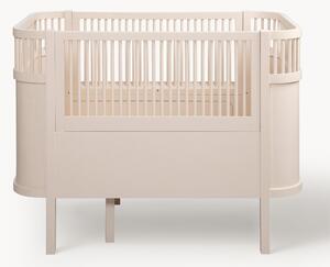 Rozkładane łóżeczko dziecięce z drewna brzozowego Baby & Jr., 70 x 110/150 cm