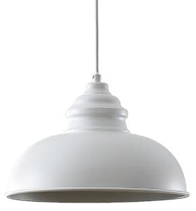 Lampa Wisząca Lindby, Cliona, ściemnialny, biały, salon, metal, vintage